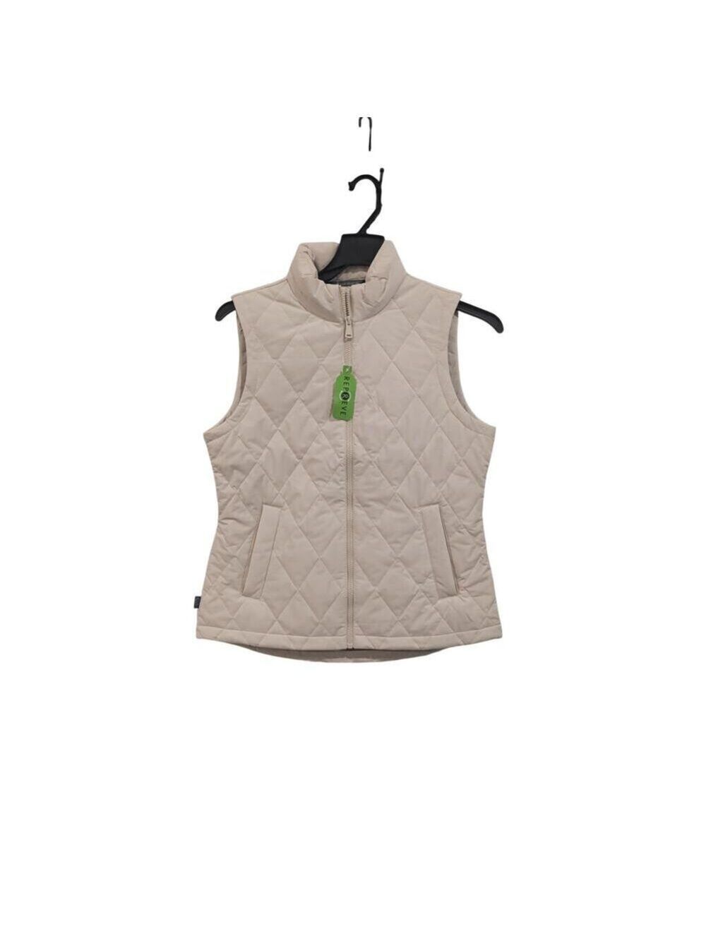 Free Country Women's Quilted Vest Oat Cream Size S
